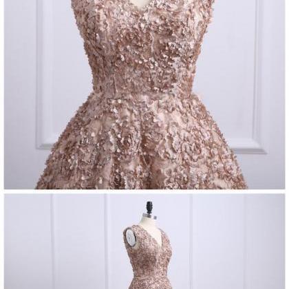 Simple Prom Dresses,New Prom Gown,V..