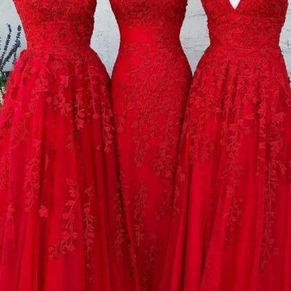Lace Prom Dress Long, Evening Dress..