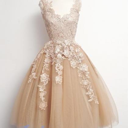 Homecoming Dress,lace Homecoming Dresses,knee..