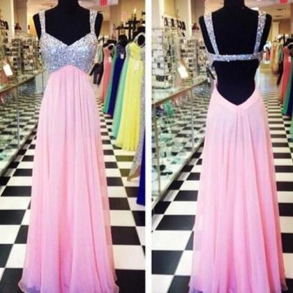 Pink Prom Dresses,sparkly Prom Dress,sparkle Prom..