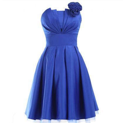 Royal Blue Bridesmaid Dresses,Short Bridesmaid Gown,Summer Bridesmaid Gowns,Beach Bridesmaid 