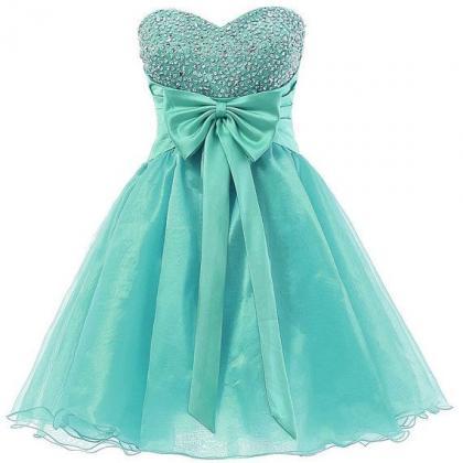 Mint Green Homecoming Dress,sparkle Homecoming..