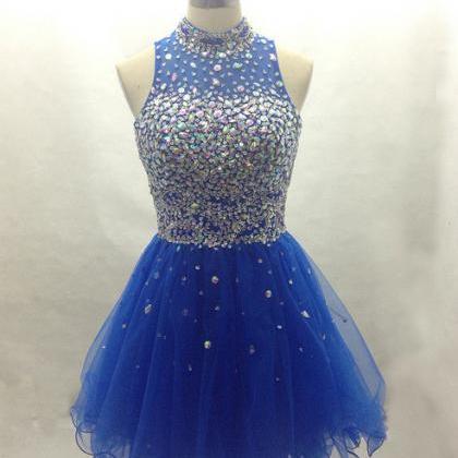 Royal Blue Homecoming Dress,sparkle Homecoming Dresses,beautiful ...