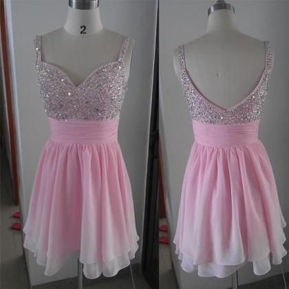 Pink Homecoming Dress,Homecoming Dr..