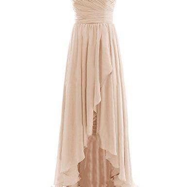 Champagne Prom Dresses,Charming Eve..