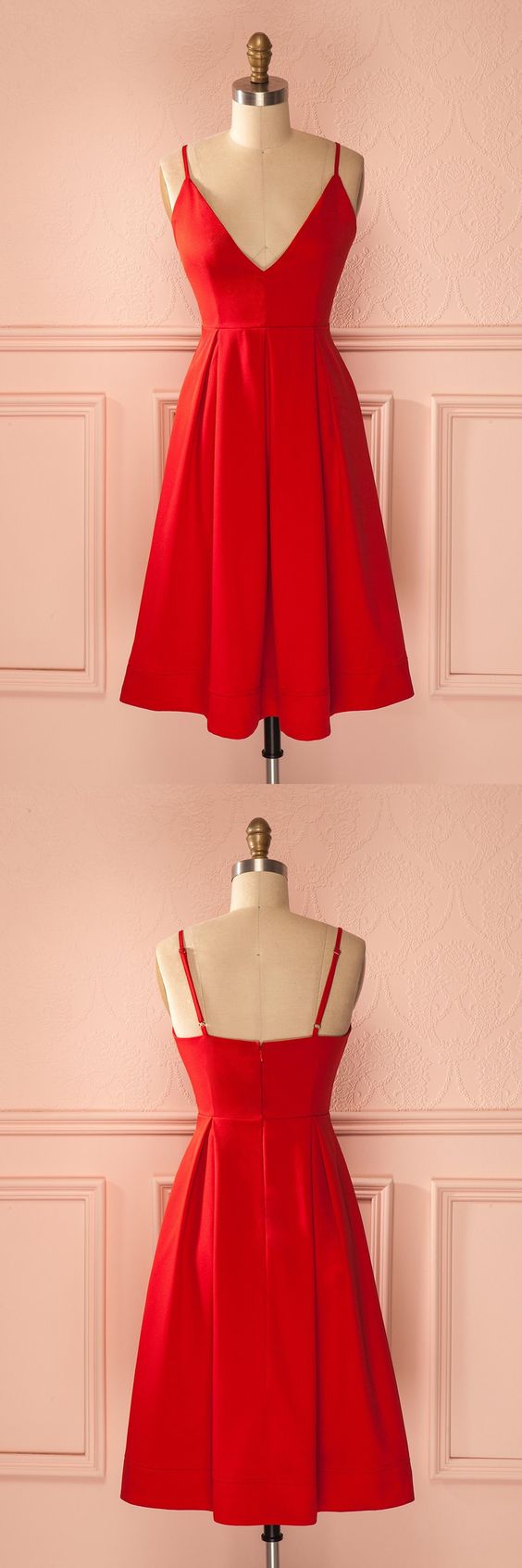 Short Red Homecoming Dress Party Dress, 2017 Short Red Dancing Dress ...