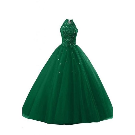 Quinceanera Dress, Ball Gown Prom Dress Formal Party Gowns Sexy Green ...