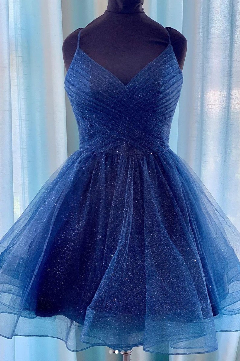 Blue Tulle Short Prom Dress Blue Tulle Dress on Luulla