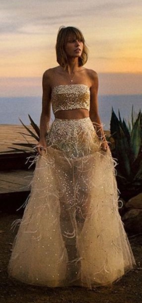 Feather Prom Dresses