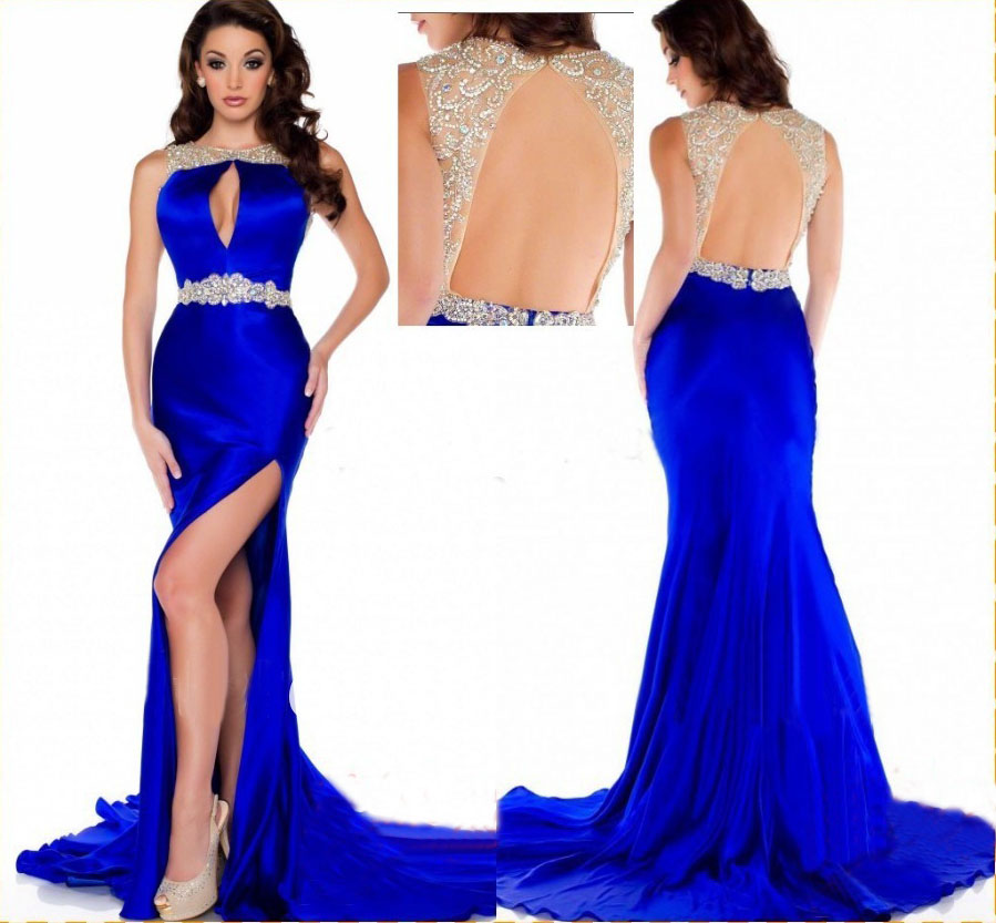 Royal Blue Dresses for Teenagers