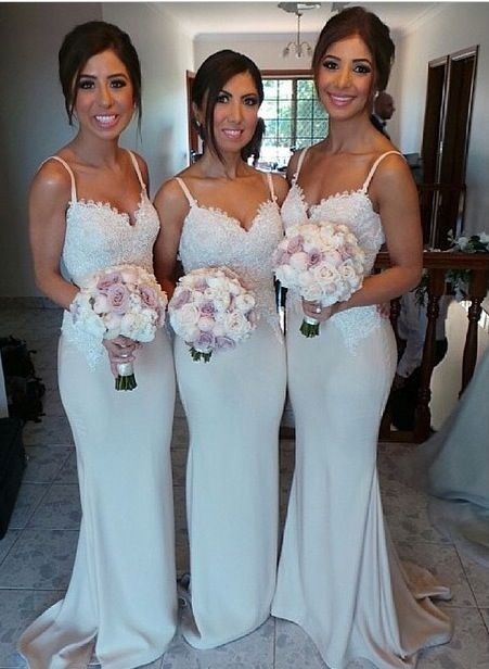 2016 New Style Bridesmaid Dress Long Gown Ivory 2016 New Style Bridesmaid Dress Long Gown Ivory Gowns Mermaid Dresses Lace Vintage
