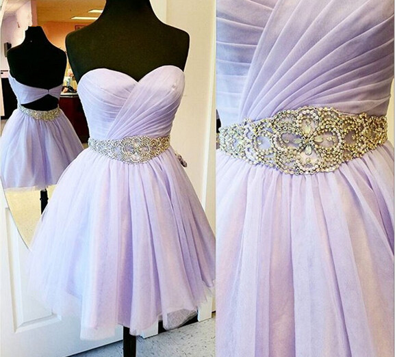 lavender formal dresses short
