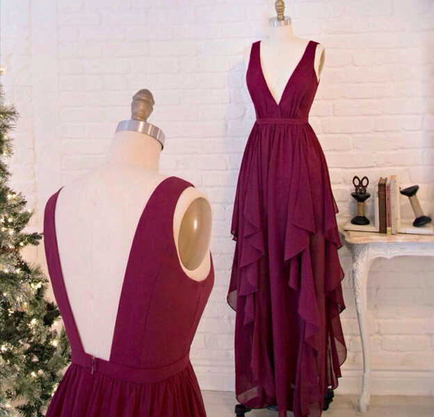 Burgundy Prom Dresses Wine Red Evening Gowns Modest Formal Burgundy Prom Dresses Wine Red Evening Gowns Modest Formal 2016 New Fashion Gown High Low Dress Long