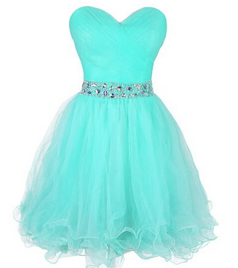 Mint Green Homecoming Dress,Sparkle Homecoming Dresses,2016 Style ...