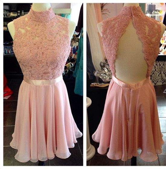 Blush Pink Homecoming Dress,short Prom Dresses,2016 Homecoming Gowns,homecoming Dresses 2016,formal Dresses,lace Graduation Dresses,sweet 16 Gown