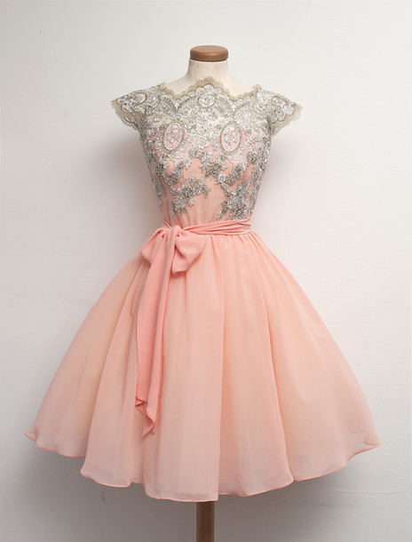 Blush Cocktail Dresses Evening