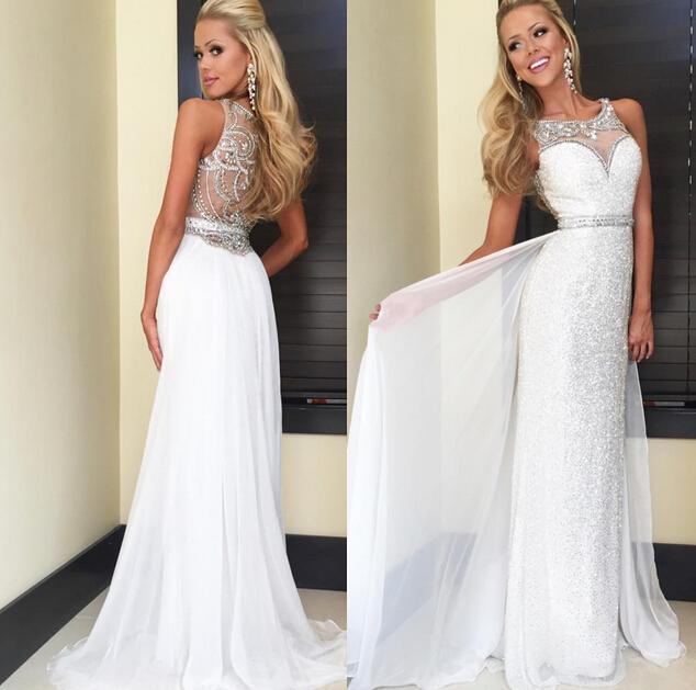 Elegant White Prom Dresses
