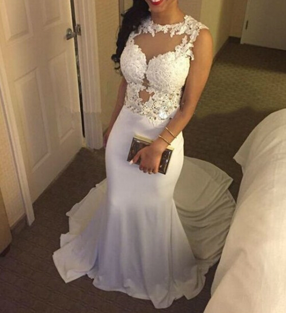 Elegant White Prom Dresses