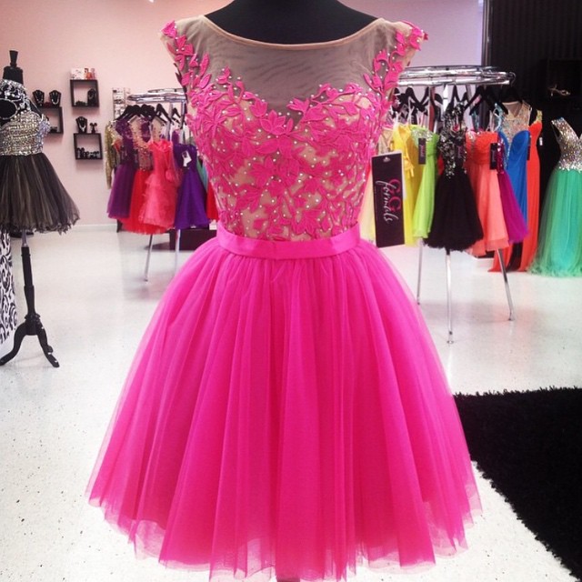Homecoming Dress,pink Prom Dress,short Prom Dresses,pink Homecoming ...