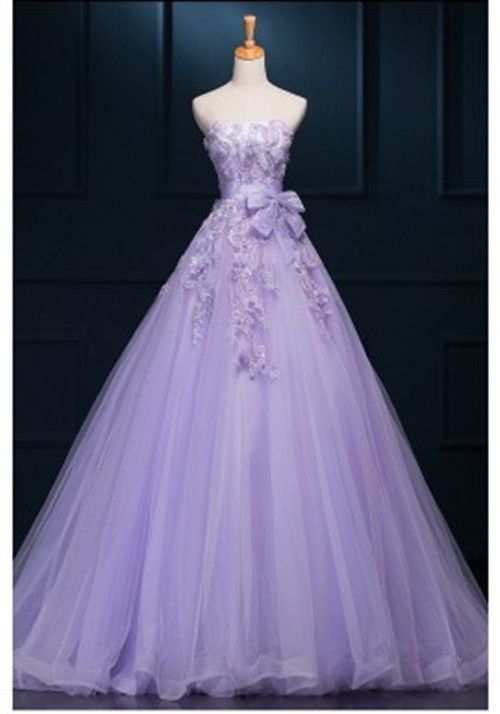 purple princess gown