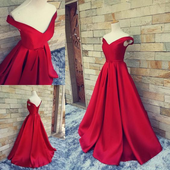 Red Prom Dresses,2017 Prom Dress,prom Dress,off The Shoulder Prom Dresses,formal Gown,sexy Evening Gowns,red Party Dress,mermaid Prom Gown For