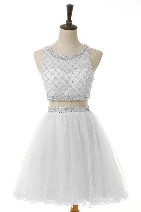 Homecoming Dress,2 Piece Homecoming Dresses,Sparkle Sweet 16 Dress,Homecoming Dress,2 pieces Cocktail Dress,Two Pieces Evening Gowns