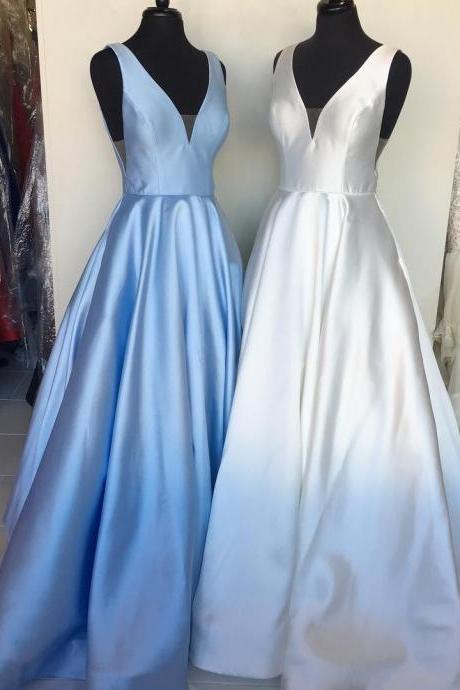 Charming Prom Dress, A Line Evening Dress, Sleeveless Long Prom Dresses, Formal Dress P1124
