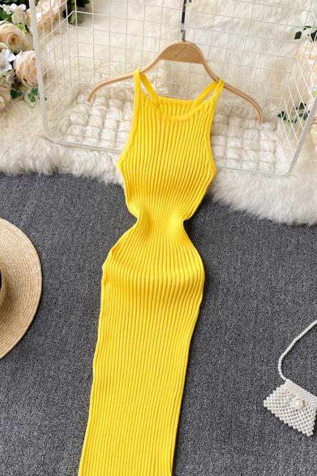 Sexy A line summer dress Knit Dress 