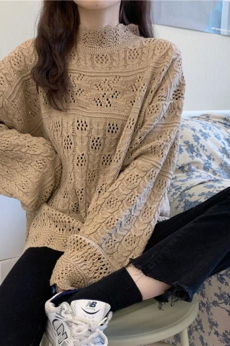 Stylish long-sleeved sweater