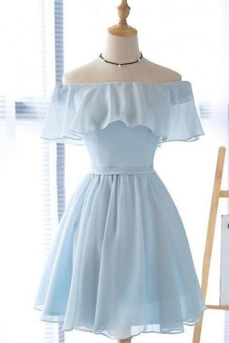 Short Prom Dress ,Blue Homecoming Dresses,School Dance Dress,IP1444