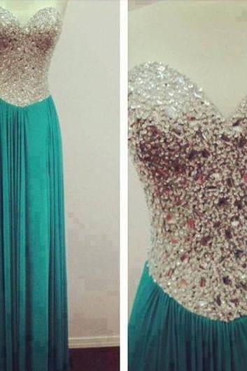Simple Prom Dresses,A-Line Prom Dress,Beaded Prom Dress,Sparkle Prom Dress,Chiffon Prom Dress,Sparkly Evening Gowns,Sparkle Party Dress,Elegant Prom Dresses,Beading Formal Gowns For Teens