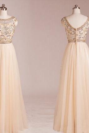Prom Dresses,Elegant Evening Dresses,Long Formal Gowns,Beaded Party Dresses,Chiffon Pageant Formal Dress,Prom Dresses
