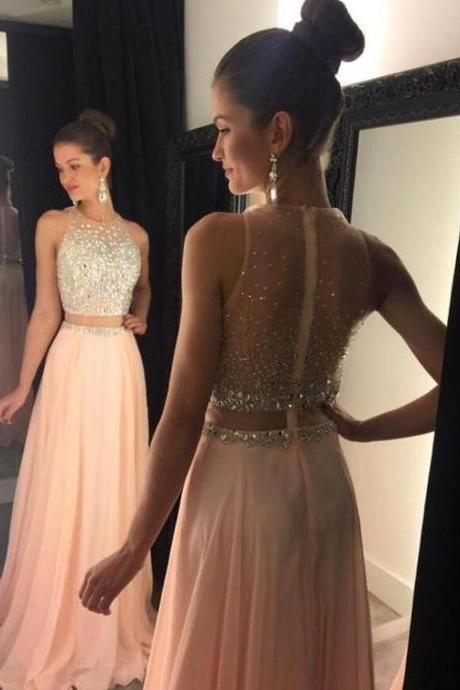 2 piece Prom Dresses,2 Piece Prom Gown,Two Piece Prom Dresses,Prom Dresses,New Style Prom Gown,2016 Prom Dress,Prom Gowns