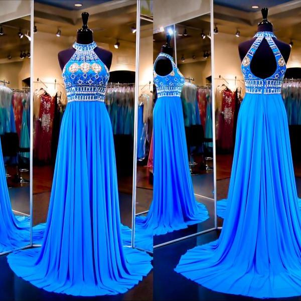 New Arrival Prom Dress Sexy Backless Prom Dress Chiffon Prom Dress Prom Dress On Luulla