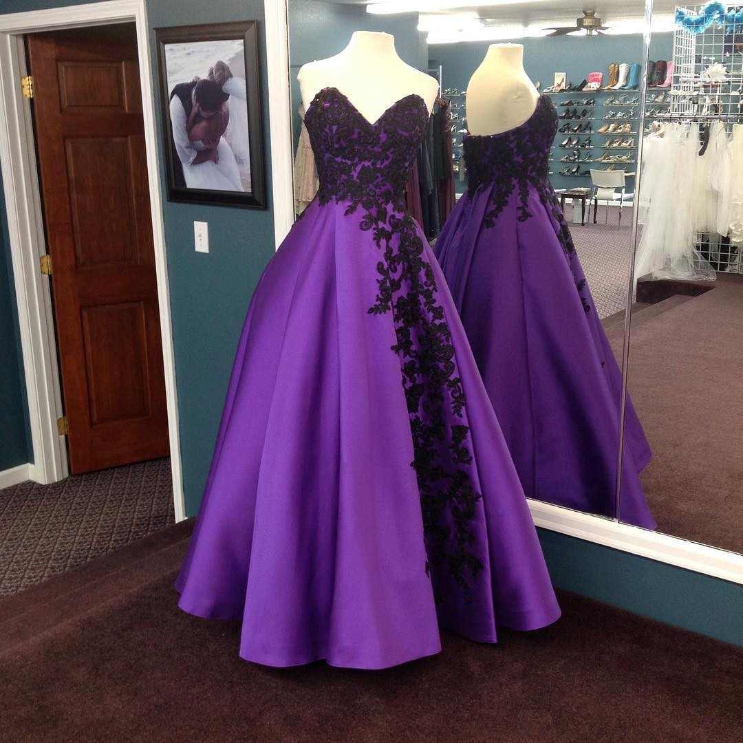 Sexy Sleeveless Prom Dress, Sweetheart Long Prom Dresses, Appliques ...