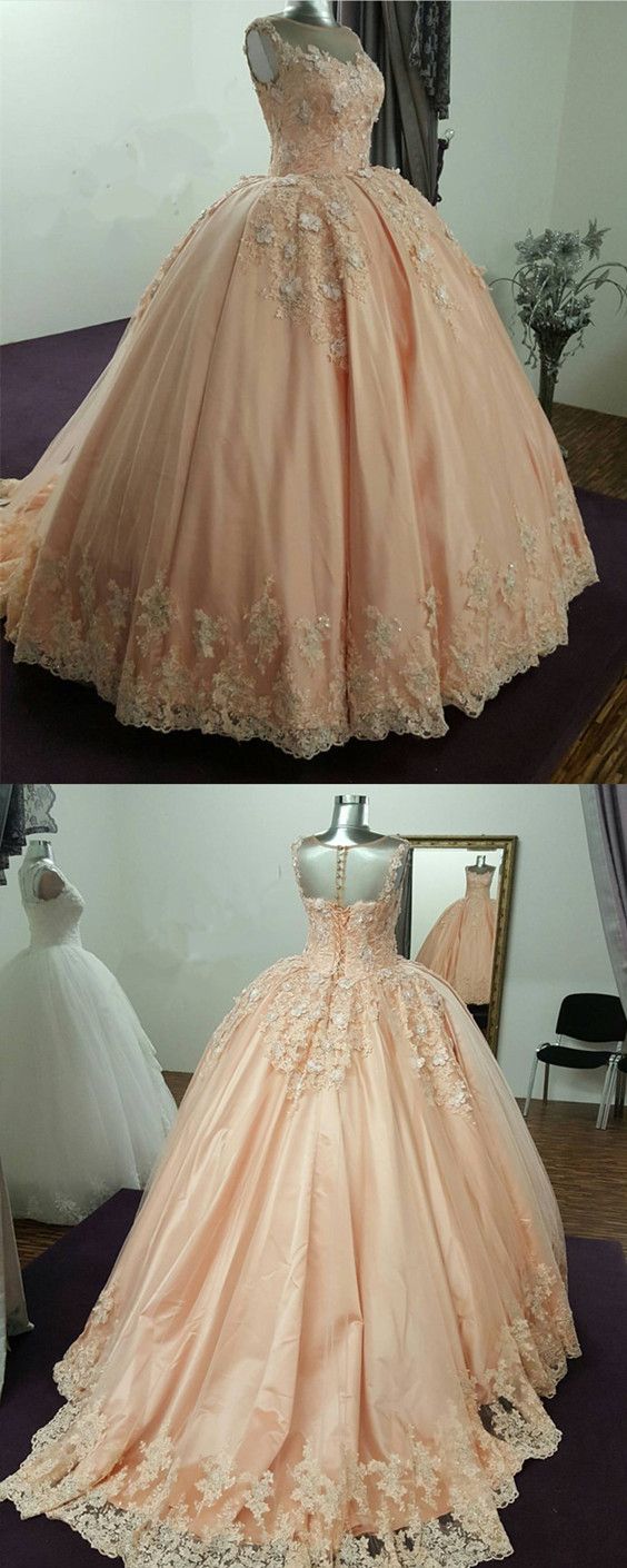 Modest Illusion Neckline Tulle And Satin Ball Gowns Wedding Dresses ...