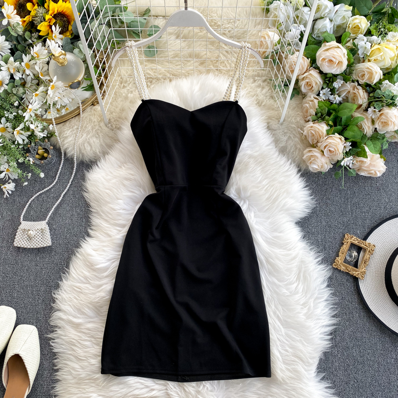 Fashion Girl Dress A Line Little Black Dress Short Summer Dress on Luulla