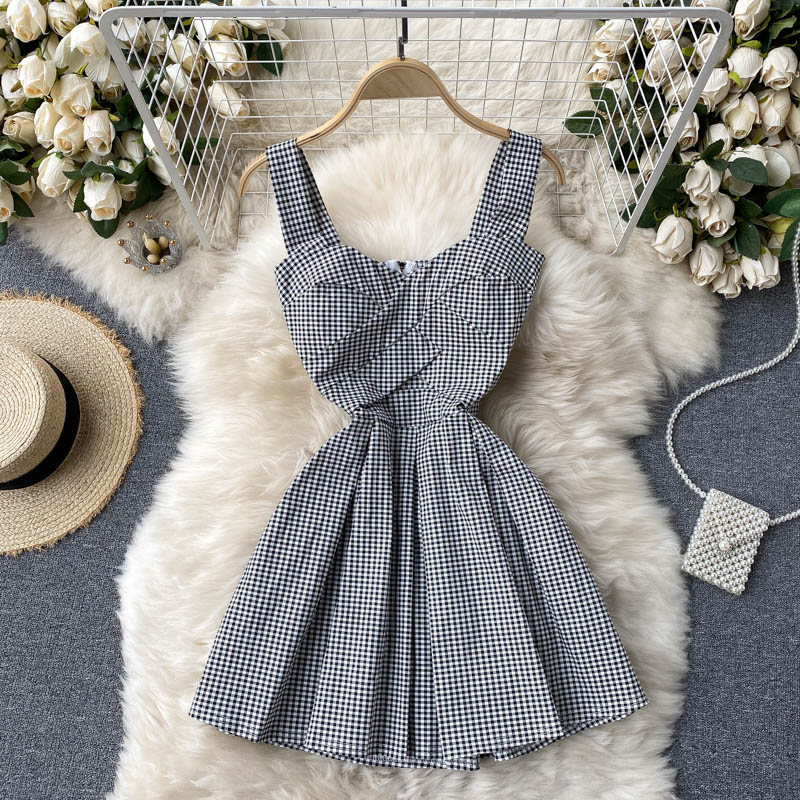 Cute A Line Short Summer Dress on Luulla
