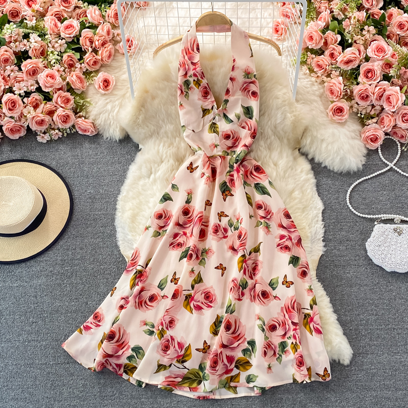 Cute Floral Short A Line Dress Fashion Dress on Luulla