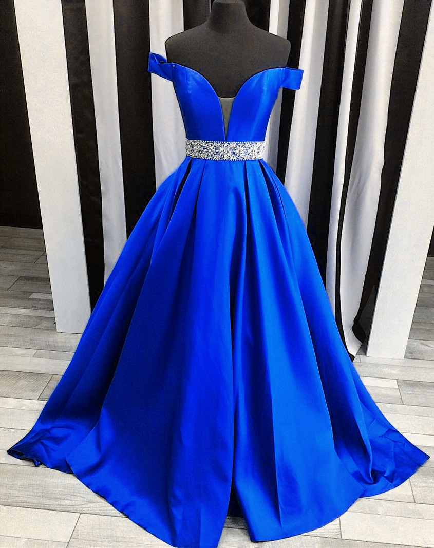 Sexy Off The Shoulder Satin Ball Gowns Prom Evening Dresses 2017 Prom Dresses On Luulla 2726